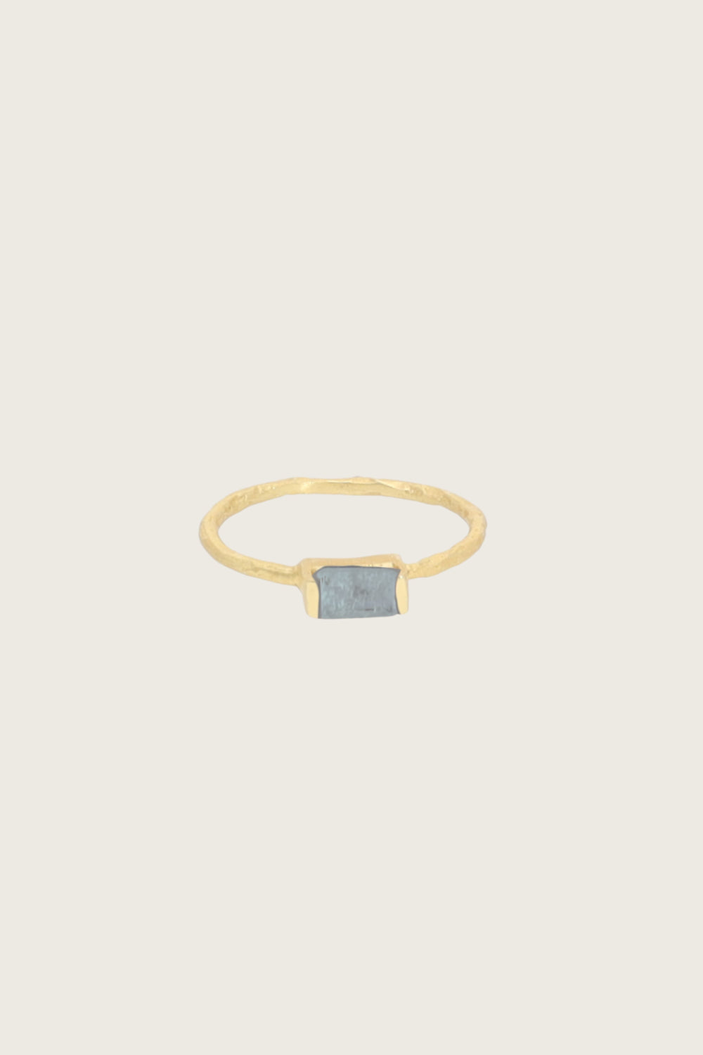 Sati 18K Recycled Fine Gold Plated Ring, Labradorite