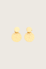 Aimana 18K Recycled Fine Gold Plated Earrings - 925 Silver Posts
