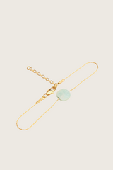 Jimini Armband mit 14 Karat Goldintarsie und Citrin