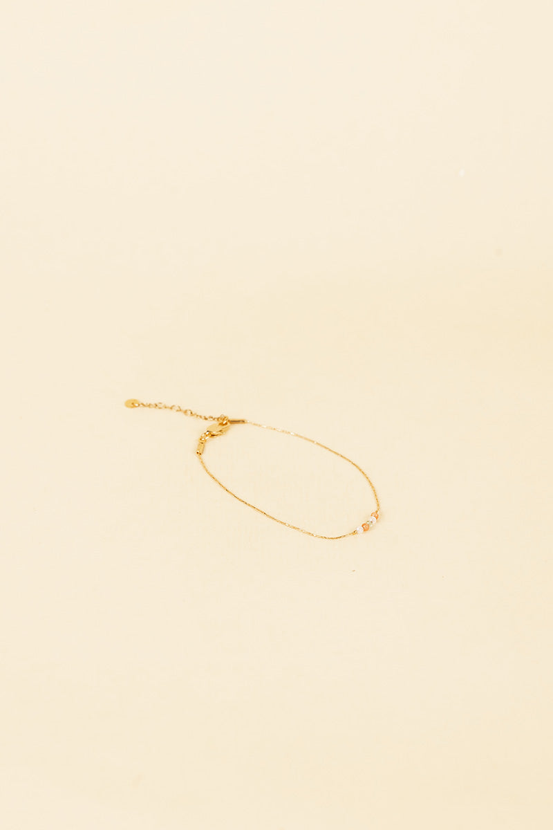 Jonit 14K Gold Inlay Multi-Color Bracelet