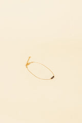Jonit 14K Gold Inlay Armband mit Marron-Kristallen