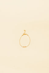 Jonit 14K Gold Einlage Pfirsich Kristall Armband