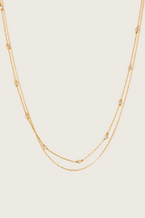 Posla 14K Gold Inlay Labradorite Necklace