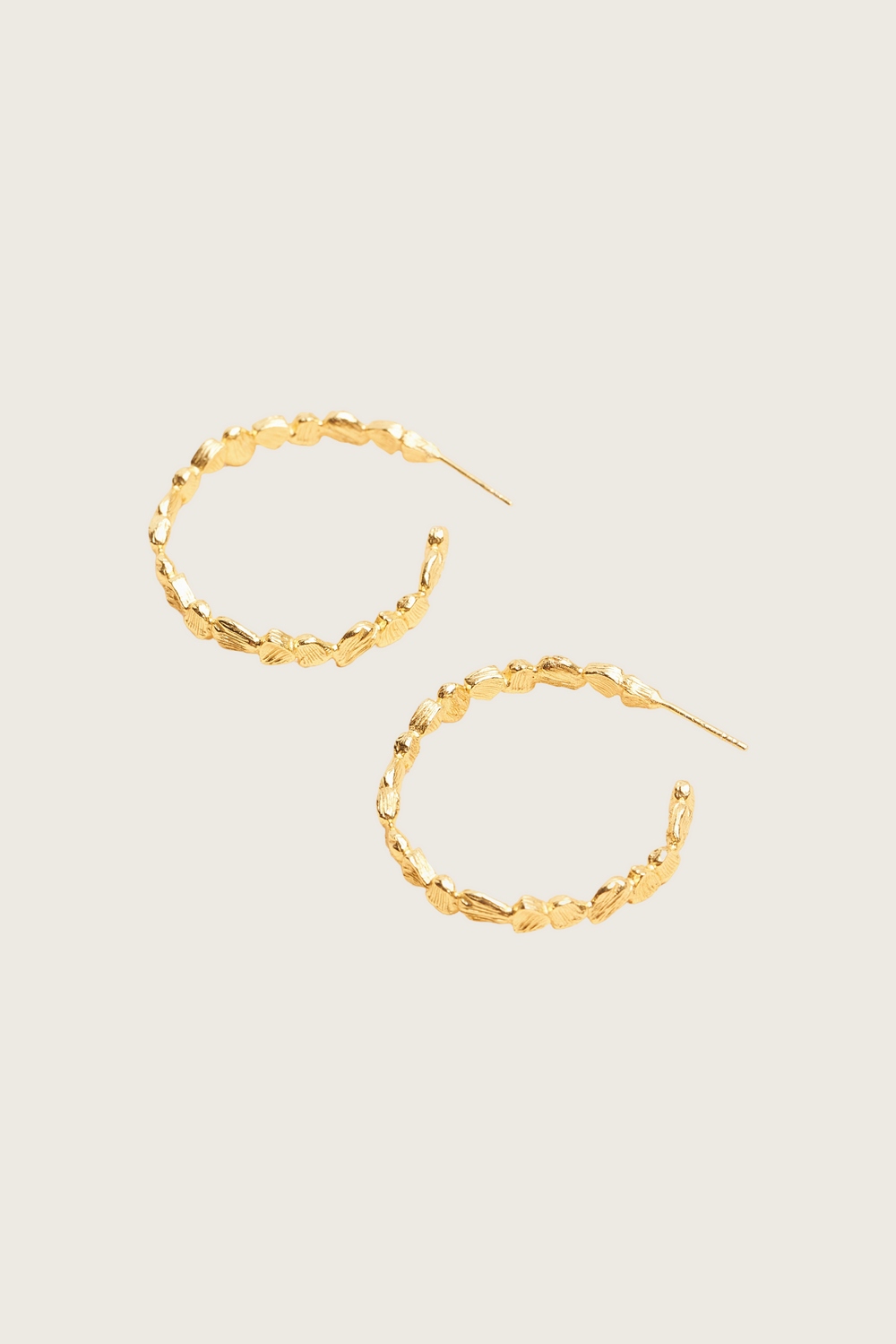 Susu 18K Recycled Fine Gold Plated Earrings - 925 Silver Posts